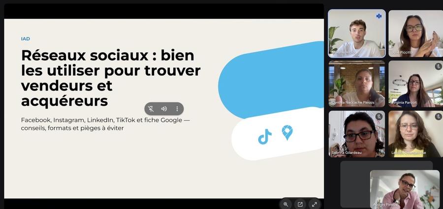 Formation en visio sur les réseaux sociaux